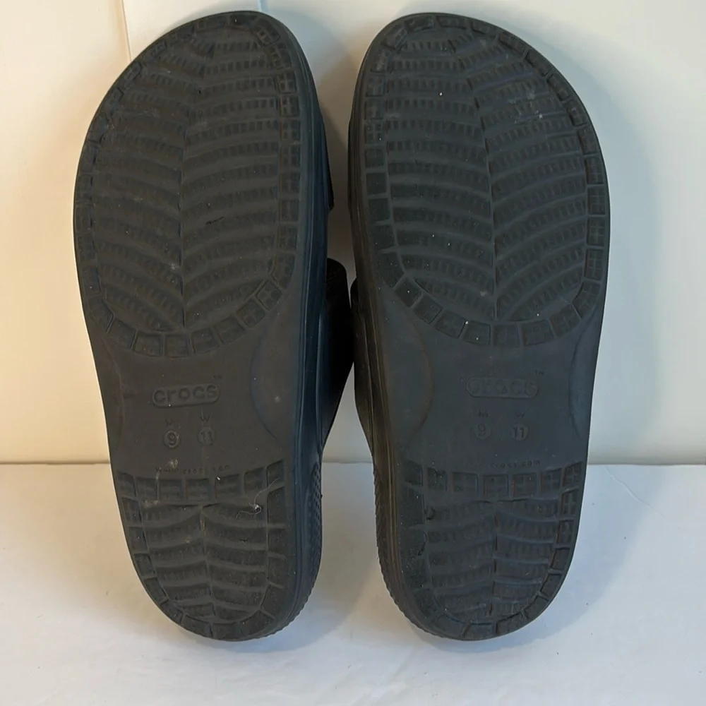 Crocs Two Strap Black Unisex Sandal